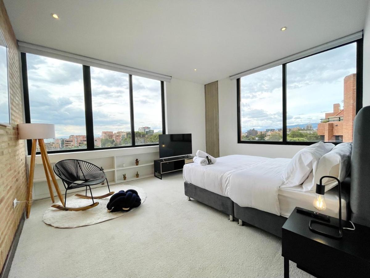 Dazzling Duplex Penthouse In Rosales Apartment Bogotá Exterior foto
